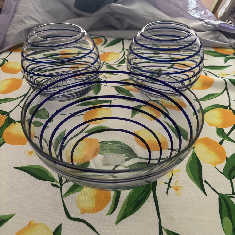 kate spade charlotte street 6in rose bowl set and 10in bowl